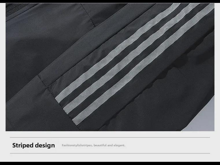 Men's Versatile Hooded Nylon Windbreaker: Lightweight Outdoor Casual Jacket