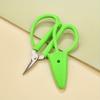 Compact Silicone-Covered Mini Scissors - Portable Thread Trimming & Embroidery Shears, Safety Pointed Tip, Ideal for Sewing & Crafts
