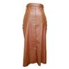 Women Fashion Pu Leather Midi Skirt Slim High Waist Package Hip Skirts