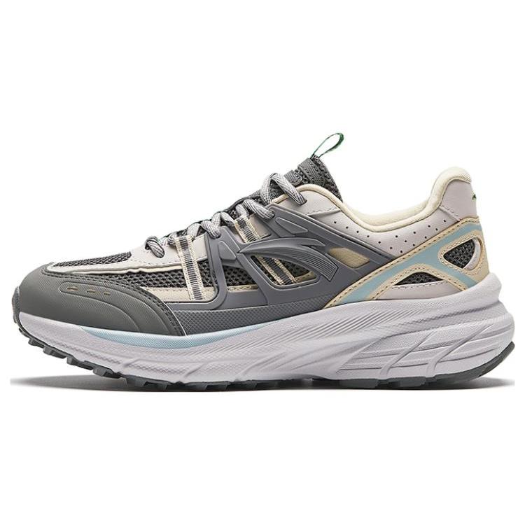 New Anta AT955 Wear Resistant Low Top Running Shoes Women's Black White Gray 922345598-4