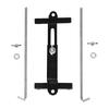 Universal Adjustable Battery Hold Down Crossbar 270mm For Car SUV Truck RV J Bolt Corrosion Resistant Battery Holder 12V