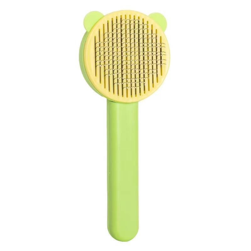 

New Pet Comb, Beauty Steel Needle Comb, Golden Retriever Teddy Pet Supplies, Needle Comb, Dog and Cat Brush зелёный