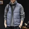 Men's Lightweight 90% Duck Down Warm Vest - Trendy Plus Size Outerwear for Autumn/Winter 2025