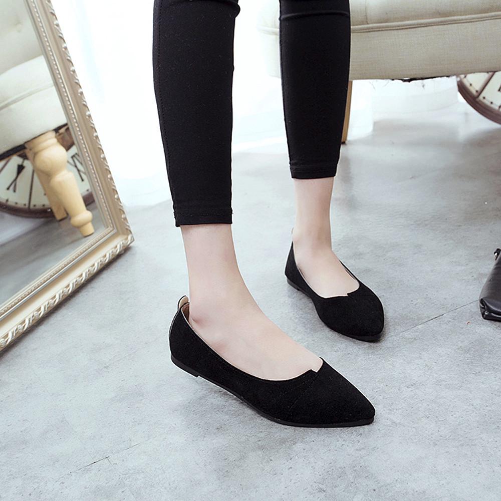 Pisos de mujer Damas Zapatos cómodos Zapatos suaves Slip-On Casual Boat  Shoes Bailarina flats comprar a buen precio — entrega gratuita, reseñas  reales con fotos — Joom