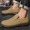 Retro Style Casual Comfort Soft Leather Men's Shoes Low-quality Daily Commuting Shoes Outdoor Soft Sole Anti Slip Driving Shoes