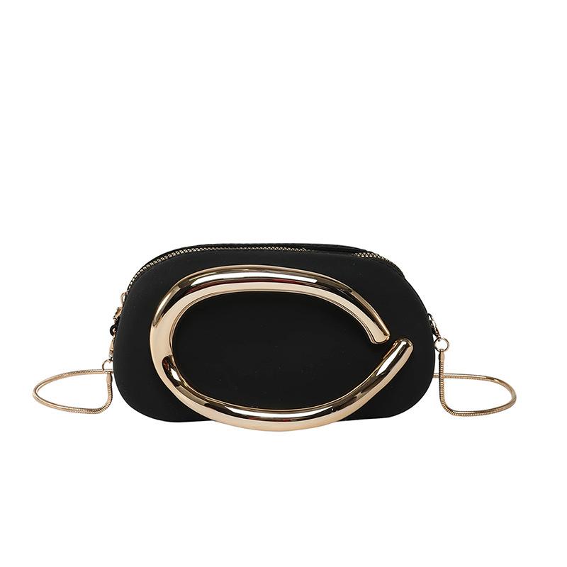 

Personalized niche design box bag new fashion niche shoulder bag foreign style versatile chain messenger bag women