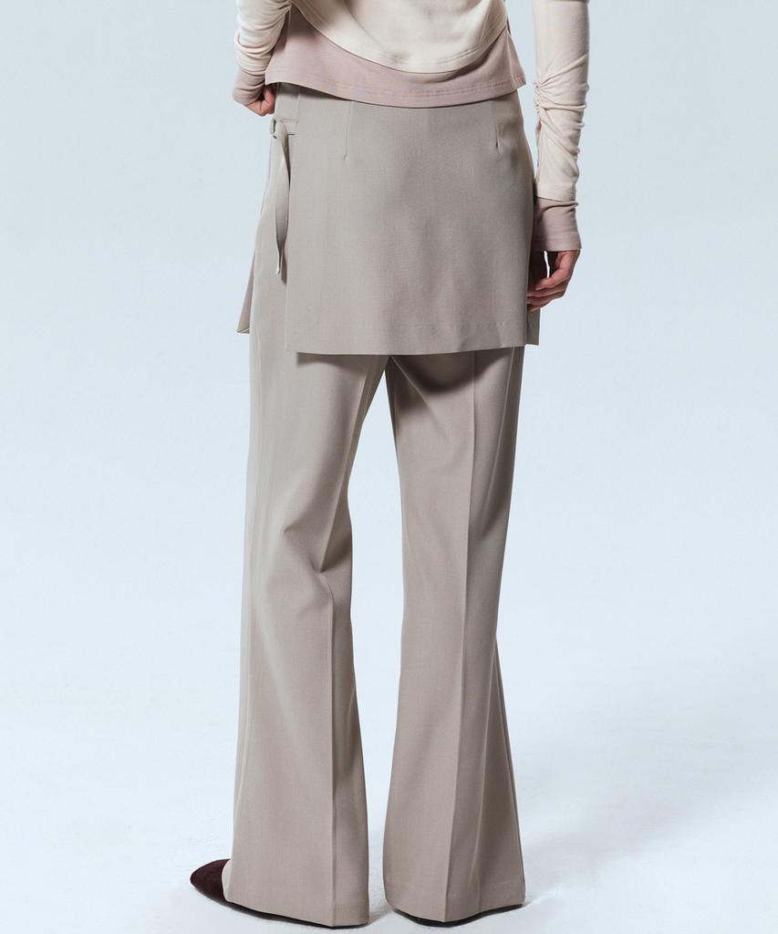 Nigaennikol Bootcut Lagen-Hosenrock_Beige