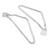 Motorcycle Accessories Saddlebag Brackets 1Pair Side Chrome/Black Steel For Harley Sportster 883 Iron XL883N Dyna Fat bob FXDF