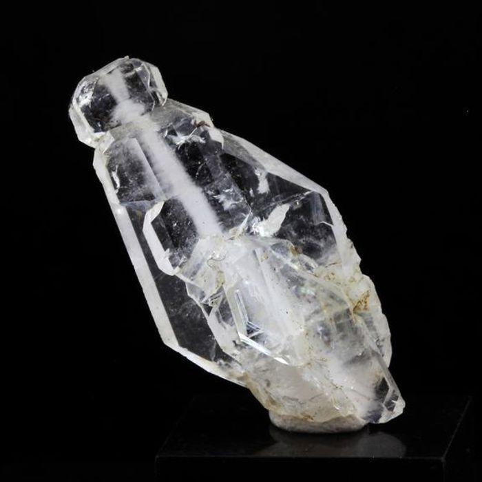 Pierres et Minéraux. Quartz à Ame. 17.0 ct. Aiguille du Goléon, Oisans, France.