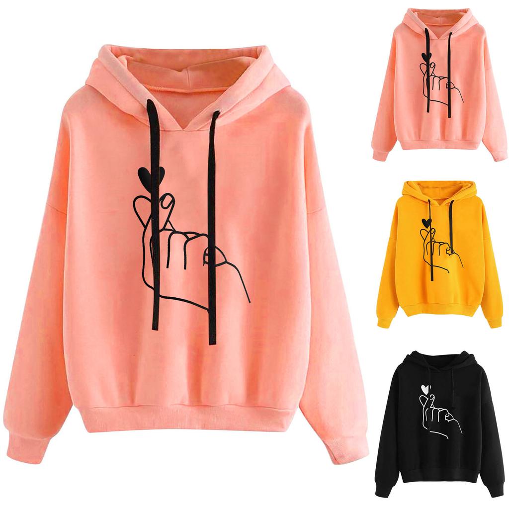 Women's clothing European and American fleece hooded sweater women's 2025 autumn new long-sleeved loose top