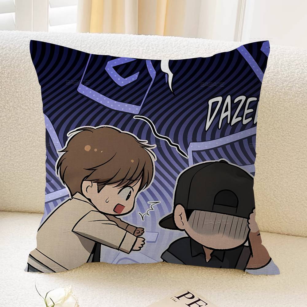 Manhwa Joo Jaekyung Kim Dan Cushion Cover Decorative Pillow Sofa Home Decor case pillow cases