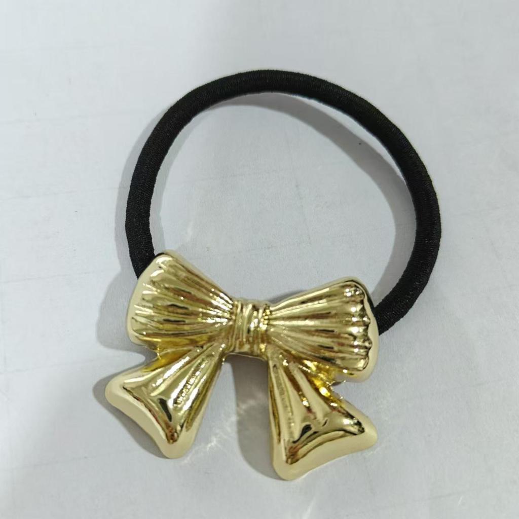 European American Punk Metal Hair Tie - Elastic Semicircular Round Tube Hair Ring