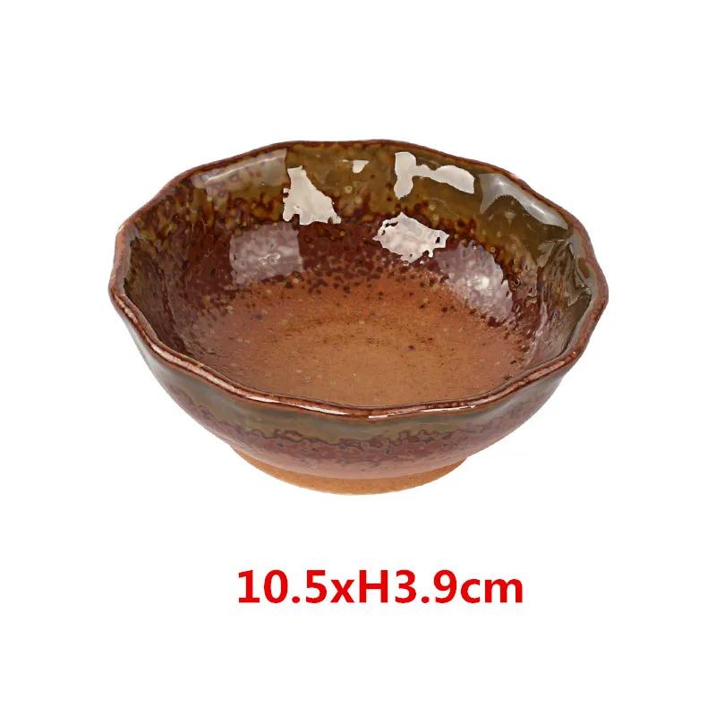 2 Pcs Japanese Creative Ceramic Household Dishes Desserts Small Bowls Bowl Snacks Cold Dishes Hot Pot Seasoning Saucer Soy Sauce