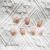 Yajie Na Jasmine Camellia Pearl Nail Art Stickers - Transparent, Shiny, Wearable False Nails