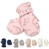 Dinosaur Print Skiing Snow Gloves Thickened Fleece Baby Mittens Winter Warm Gloves  Girls Boys