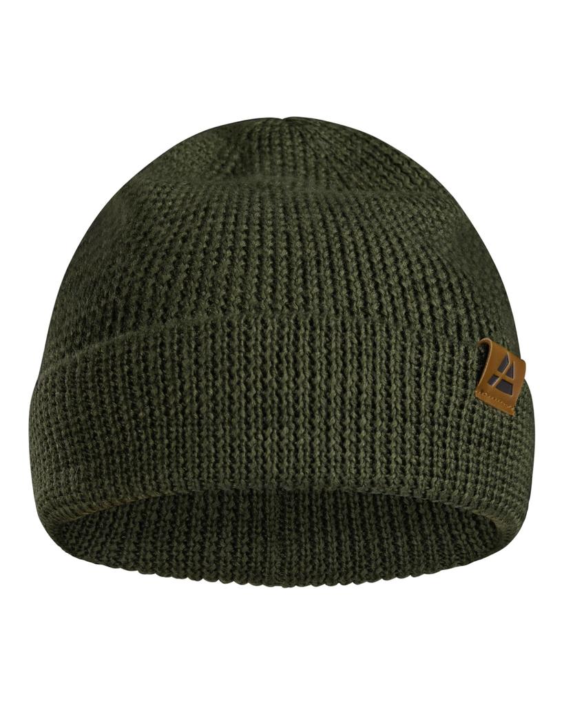 Merino wool knit one size fits all [DANISH ENDURANCE] hat, green,