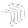 Iron Stocking Holders Fireplace Hangers Adjustable Metal Hooks Christmas Ornament Accessories for Holiday Tabletop