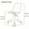 Transparenter Büro-Computerstuhl, Drehstuhl, Schminkraum, drehbare und höhenverstellbare Hockerstühle für Schlafzimmer Einzelstuhl