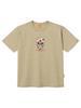 Ellamo Flower Skull Short Sleeve T-Shirt Unisex Plus Size S~4Xl (B Type)