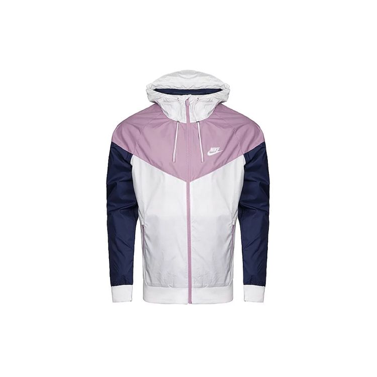 Мужская спортивная куртка Nike Windrunner Color Block Белый Синий Розовый 727325-103 L