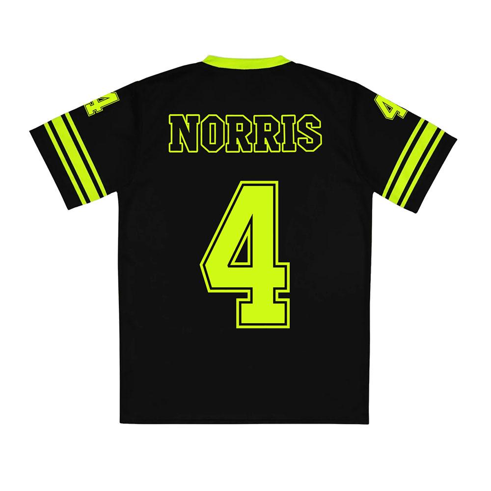 Unisex Tees Racing Driver Lando Number 4 Norris Jersey Loose Short Sleeve Casual Streetwear T-shirt Crew Neck Casual T Shirts