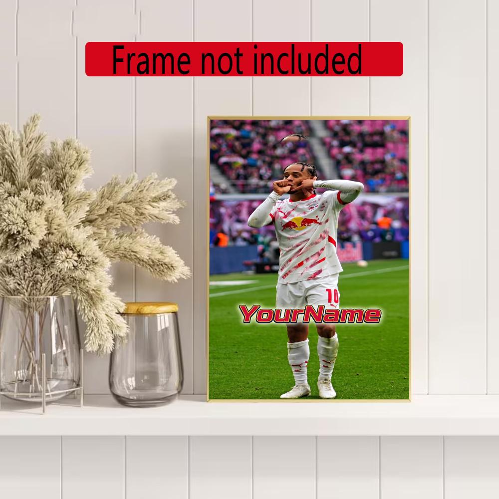 Rb Leipzig Personalized Name Diamond Paintings Mosaic Wall Round Diamond Art Painting Kits Embroidery Crystal Accessories Frameless