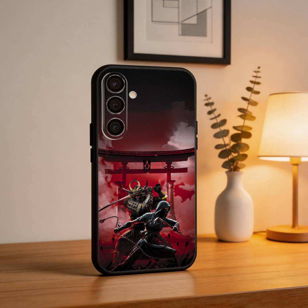 A-Assassins C-Creed S-Shadows Naoe Phone Case For Samsung A73,72,71,53,52,51,22,91,80, Soft Black Cover