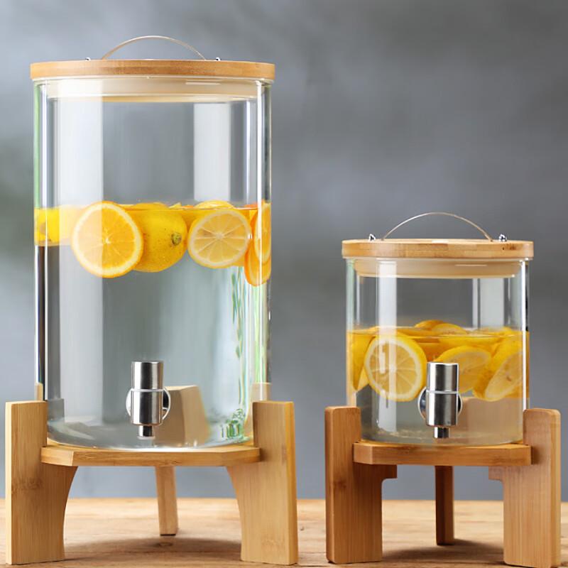Lu Fenglai High Borosilicate Glass Beverage Dispenser with Faucet