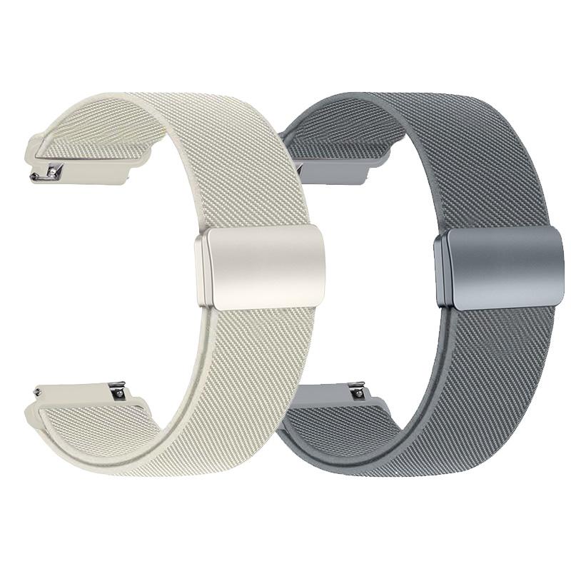 1-2PCS 20/22mm Magnetic strap for Samsung Galaxy Watch 7 6 5 4 40/44mm 6Classic 47mm Nylon Loop band for Huawei Watch GT5 Pro 4