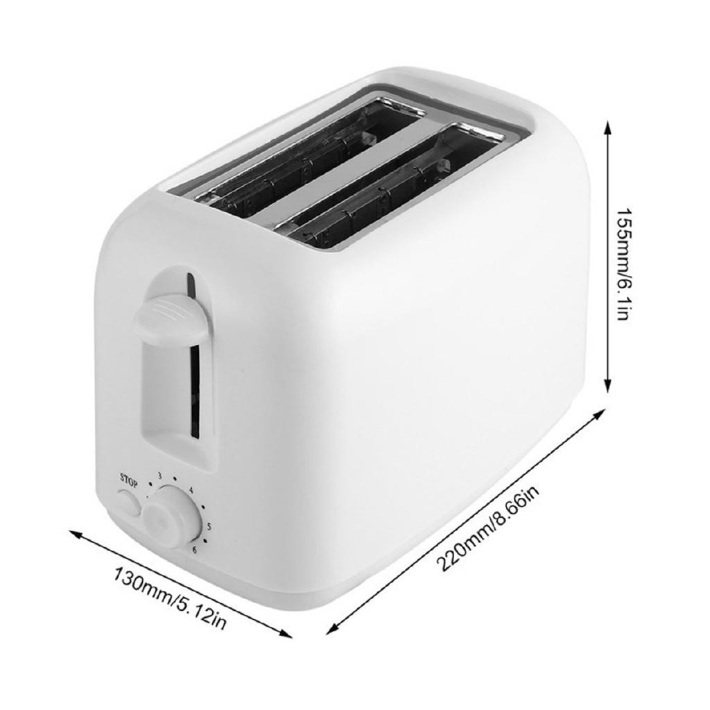 Automatic Toaster Breakfast Sandwich Maker Machine 6-speed 2-Slice Baking Cooking Appliances Home Office Toasters 700W