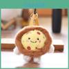 Plush Keychain Sandwich And Pizza With Smiling Expression Toys For Bag Decoration