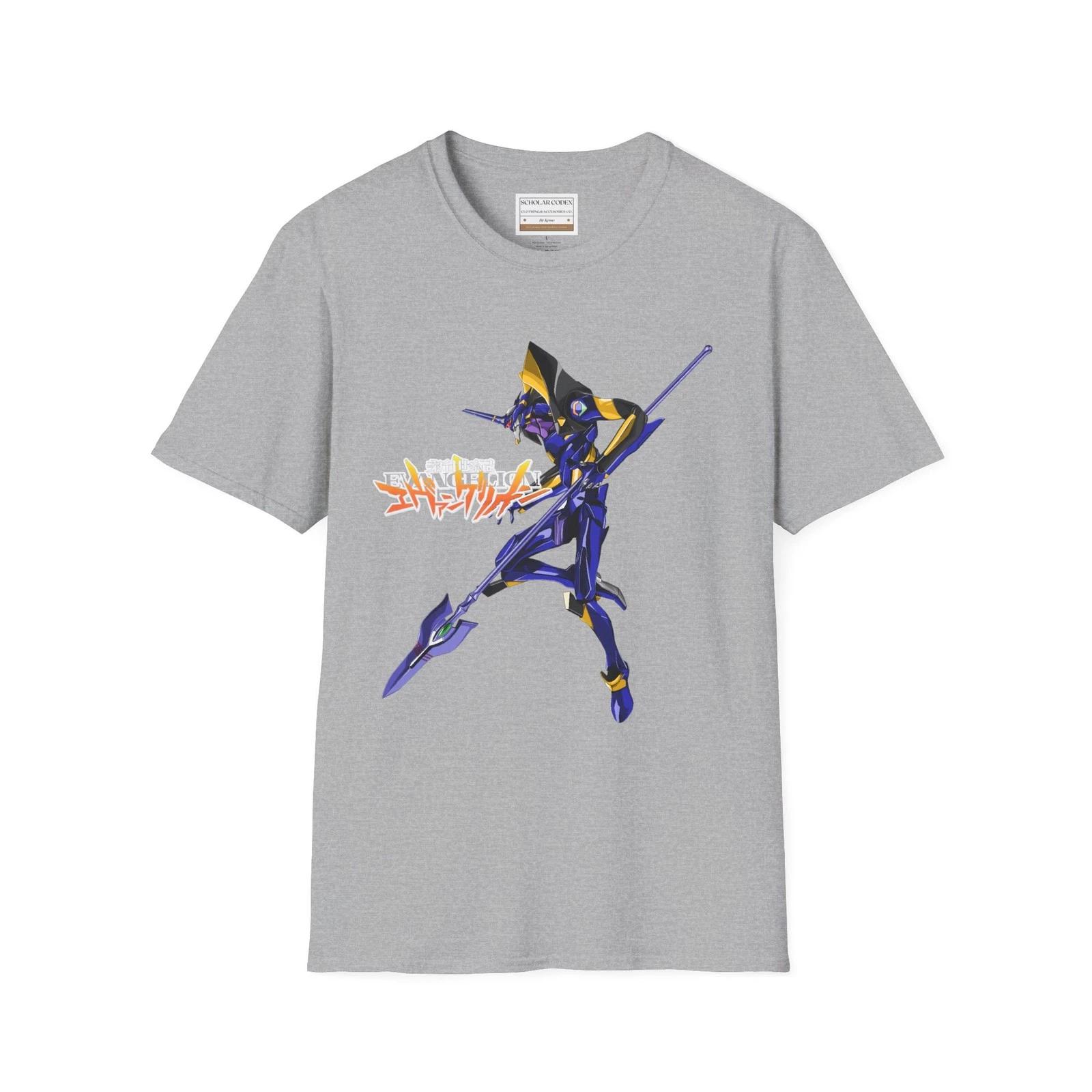 

Evangelion Mecha Pilot T-Shirt | Anime Robot Graphic Tee XL