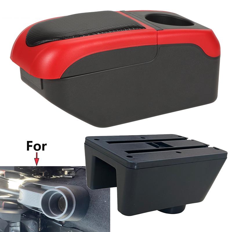 For Seat Ibiza Armrest Box For Seat Ibiza 6j Ibiza 6L Car Armrest Auto Storage Box Retrofit Parts Interior Car Accessories Arm
