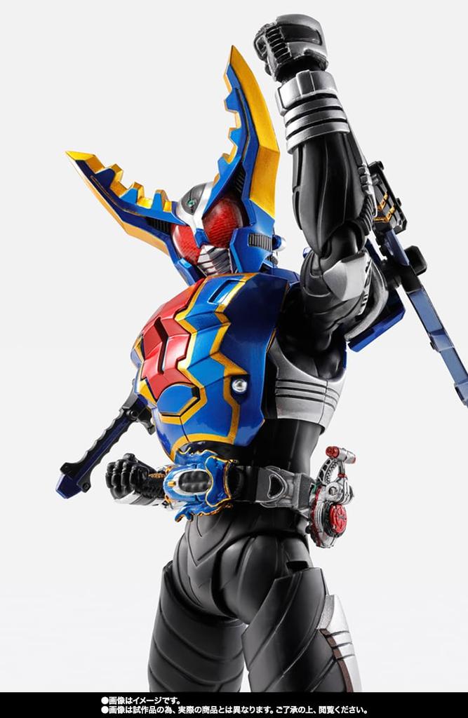 S.H.Figuarts (True Bone Carving Method) Kamen Rider Gatack Hyper Form, approximately 150mm tall, made of PVC and ABS, pre-painted figure.