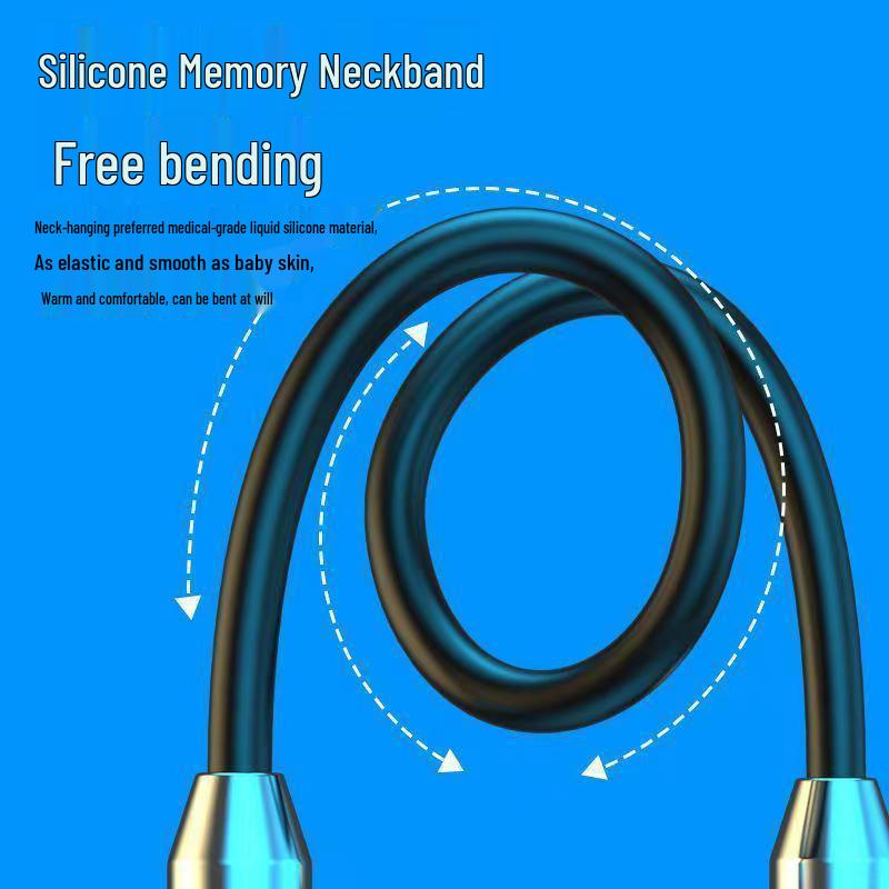 High-Quality Wireless Bluetooth Neckband Earphones with Dynamic Magnetic In-Ear Stereo Sound & Microphone.