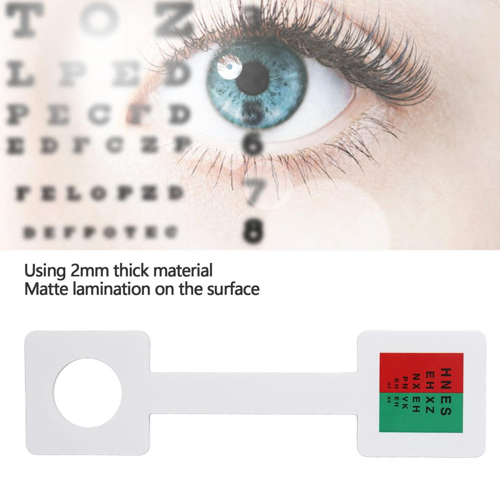 Check Vision Tester Thicken Matte Lamination Waterproof Vision Tester Tool for Women Men