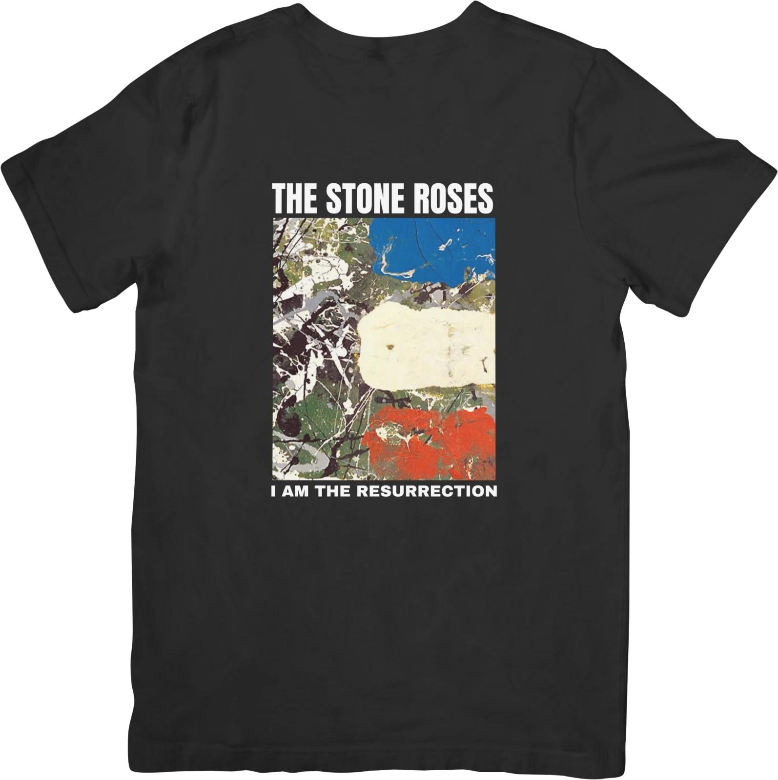 

Музыкальная футболка The Stone Roses унисекс, подходит для мужчин и женщин, качественная хлопковая футболка M