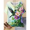 Sommer bedrucktes Damen Oberteil Modetrend Lässiges T-Shirt