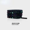 Rainbow Shoelaces for Sneakers Quality Fabric ink Splatter Shoe laces Fashion 0.8cm Flat AF1 Laces for Shoes 100/120/140/160CM