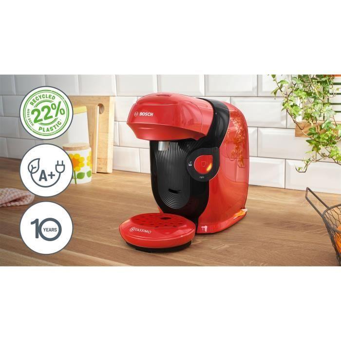 Multi-Getränke-Kaffeemaschine - BOSCH - TASSIMO - T11 Style rot - 1400 W