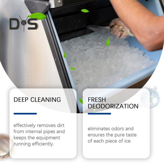 Ice Machine Cleaner Cleaning Tablets Eco-friendly Safe To Use Powerful Effective Universal Ice Maker Cleaner Descaler