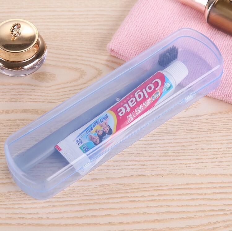 Creative Candy Color Transparent Toothbrush/Pencil Case - Washable & Protective
