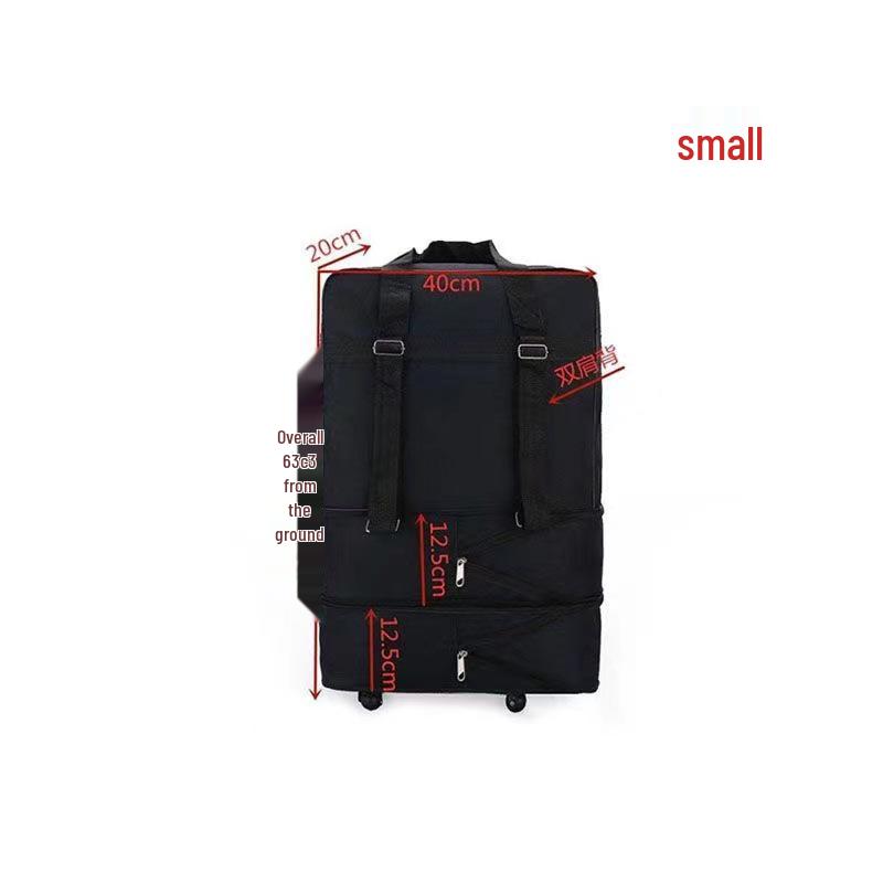 

158 л Авиационная ручная кладь Устойчивая к пятнам Складная дорожная сумка на колесах - Прочный, Легкий чемодан