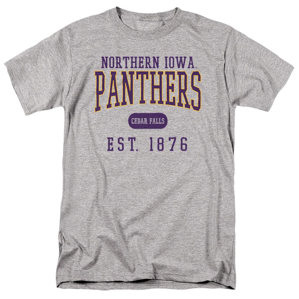 University of Northern Iowa Adult T-Shirt Est. Date, Athletic Heather, S-5XL S разноцветный