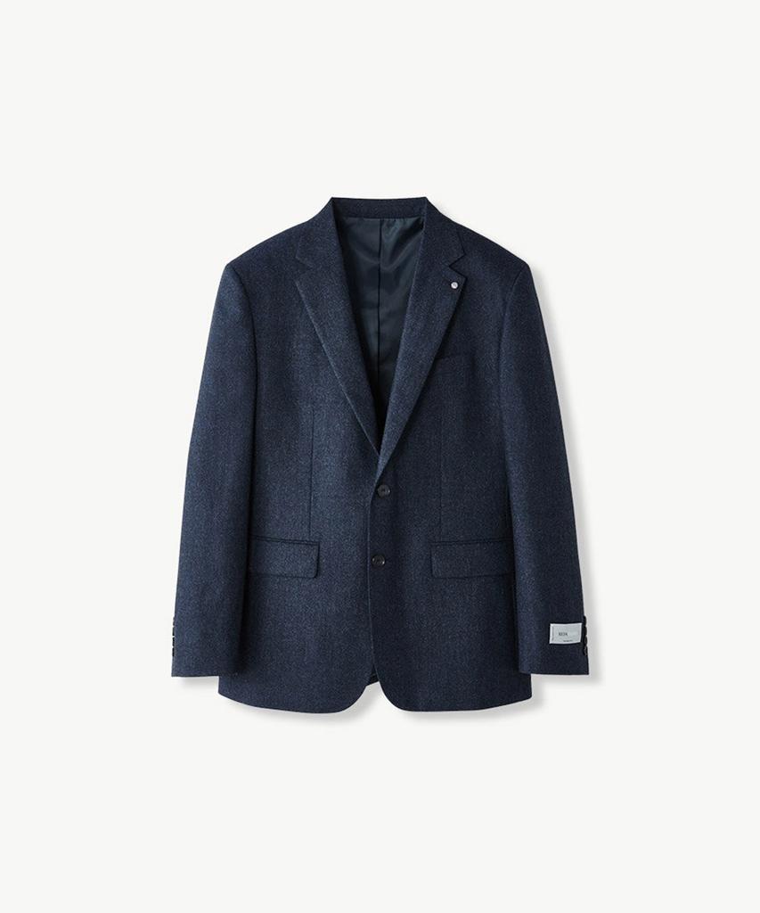 STCO Italy Reda 99% Wool Two-Tone Formal Jacket_Navy (Classic Fit)_Ssjud92Can