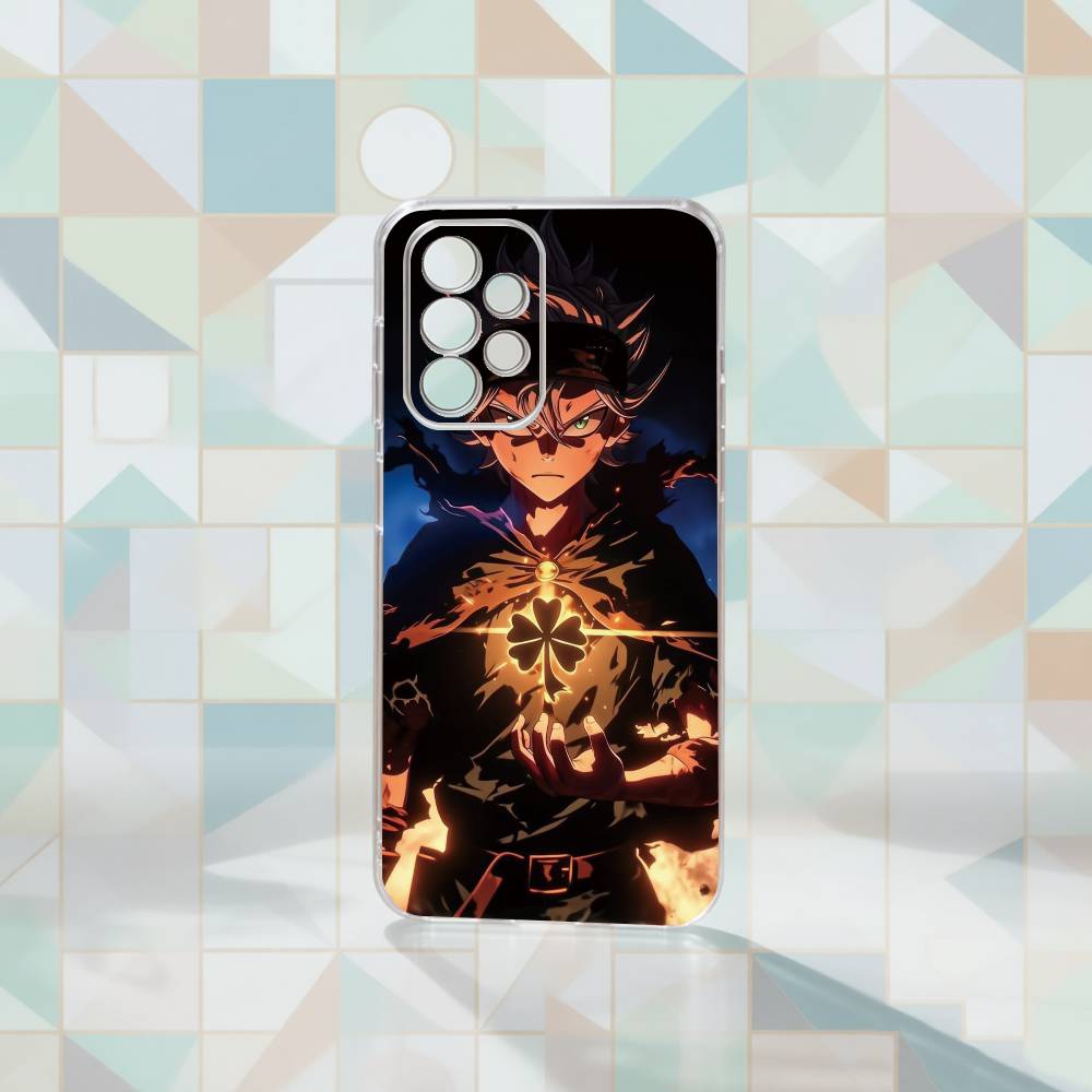 

Black Clover Asta Phone Case Transparent Silicone Soft For Samsung S25,S24,S21,S22,S23,S30,Ultra,S20,Plus,Fe Samsung S205G