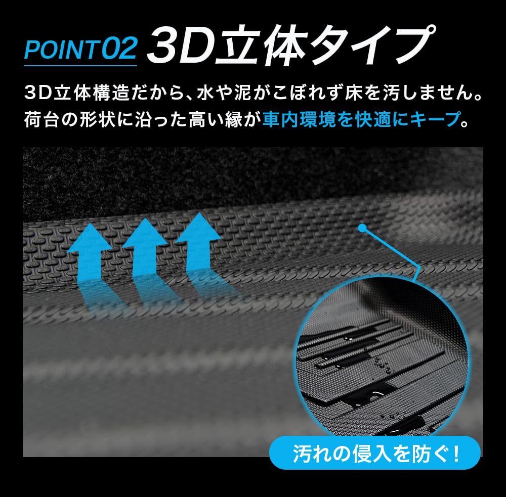 Lexus New Compatible Trunk Mat Luggage Mat TPE Material 3D Floor Mat Waterproof Antibacterial Effect Dirt Resistant Custom Parts Designed Specifically