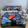 Colorful Trees and Moon. Bedding Sets Duvet Cover Sets Duvet Covers Pillowcases(1 * Duvet Cover 2 * Pillowcases, Without Duvet Insert)