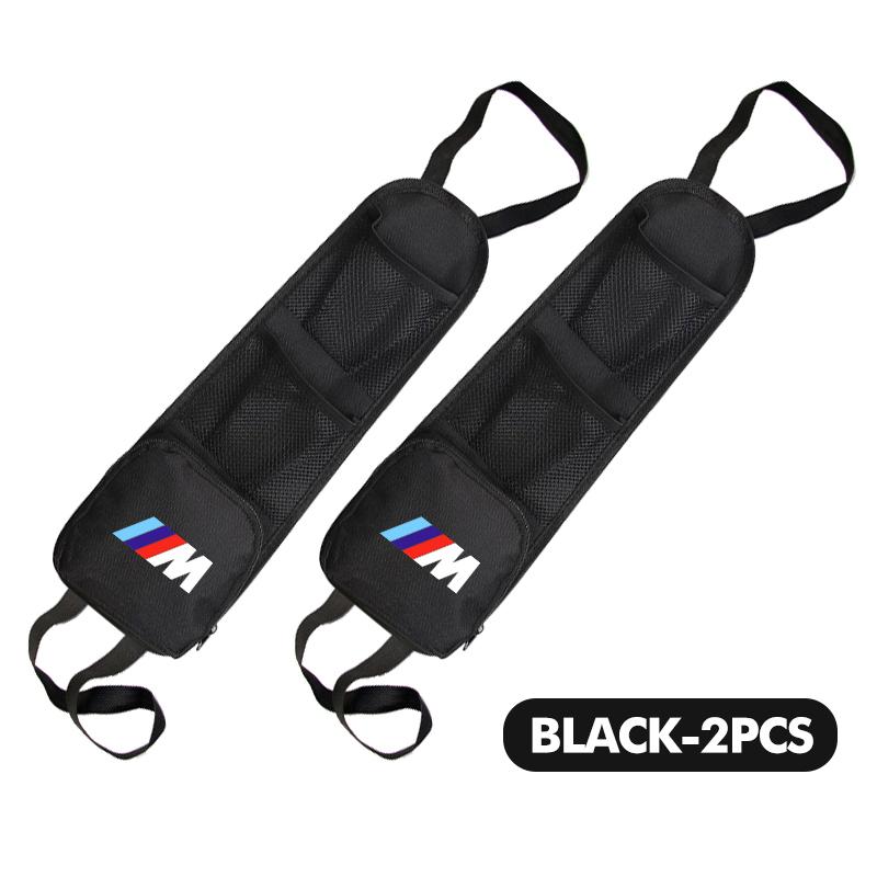 JVVO7 For BMW Car Seat Side Storage Hanging Bag Phone Wallet Card Organizer Bag E93 F10 F20 F30 F40 F15 F25 F26 F31 F49 F86 M3 M5 X3
