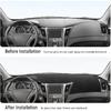 YOJOJOCO Dash Cover For Hyundai Sonata 2014 2013 2012 2011 Accessories Flannel Dashboard Cover Dash Mat Center Console Cover Sunshield Protector Pad
